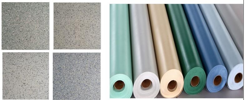 Wear resistant industrial ESD tile conductive & anti-static flooring plastic floor tile ESD