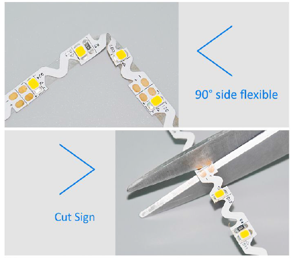 High quality 2835 led strip 12v bendable ultra bright led strip lighting