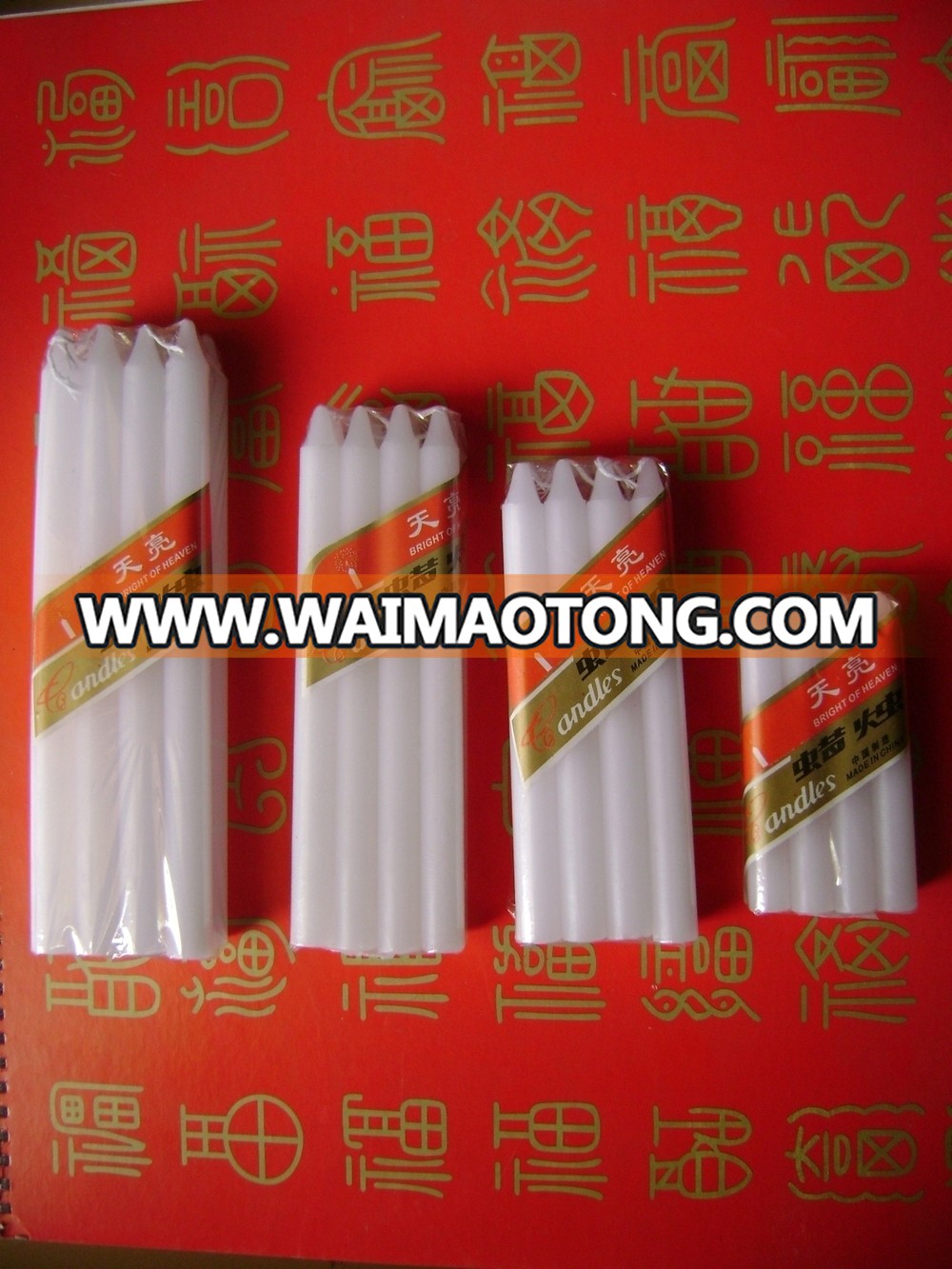 White stick paraffine wax candle for Nigeria /white candle