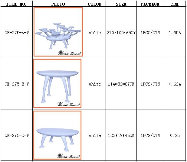 resin short leg round dining table or kis study table wholesale