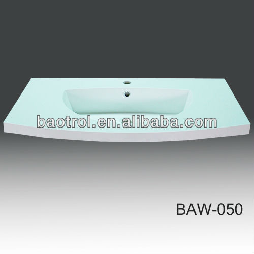 gel coat resin pedestal basin new,solid surface pedestal sink