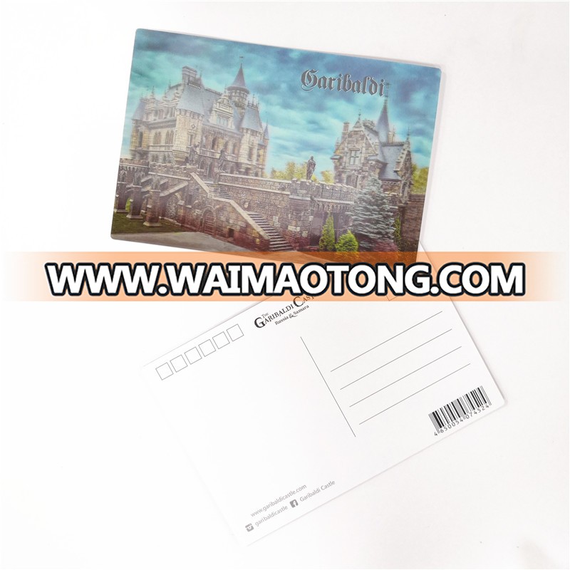 3d postcard 3d lenticular postcards for promotion