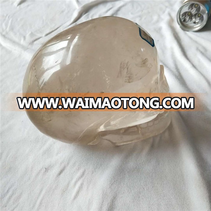 Exquisite natural clear quartz crystal skulls,polished crystal skulls for sale and decoration