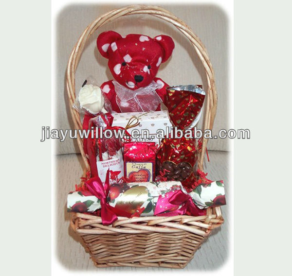 Small round willow easter egg Basket wholesale