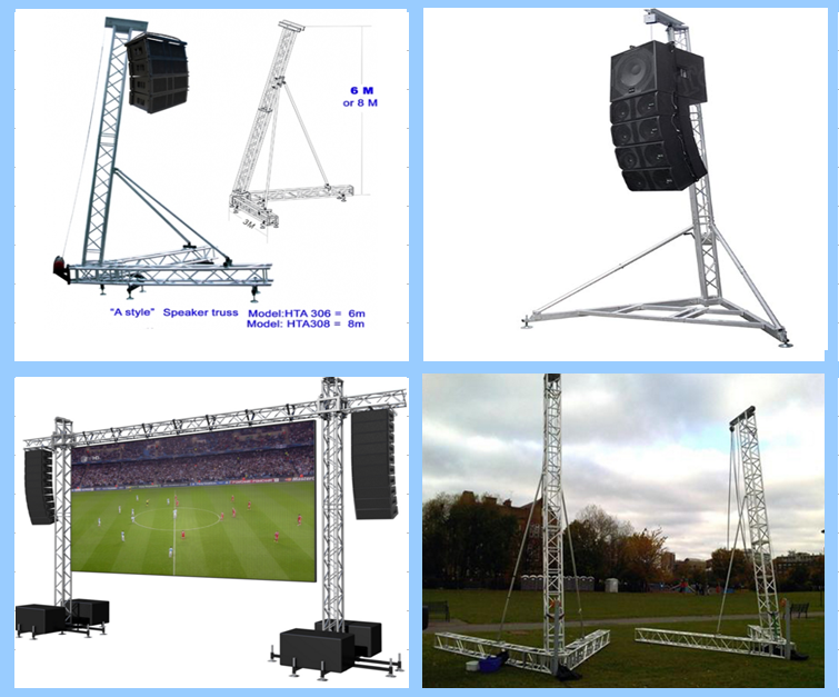 Hot selling folding triangular quick screw truss with low price