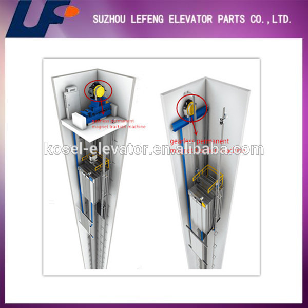 Gearless Passenger Elevator Traction Machine/elevator parts