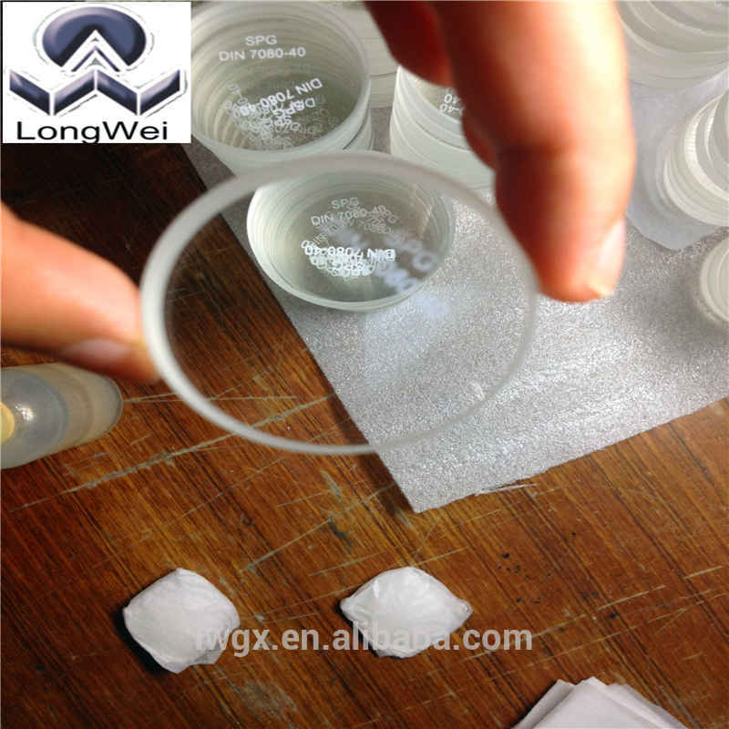 Round square tempered borosilicate glass sheet for Disc sight glasses