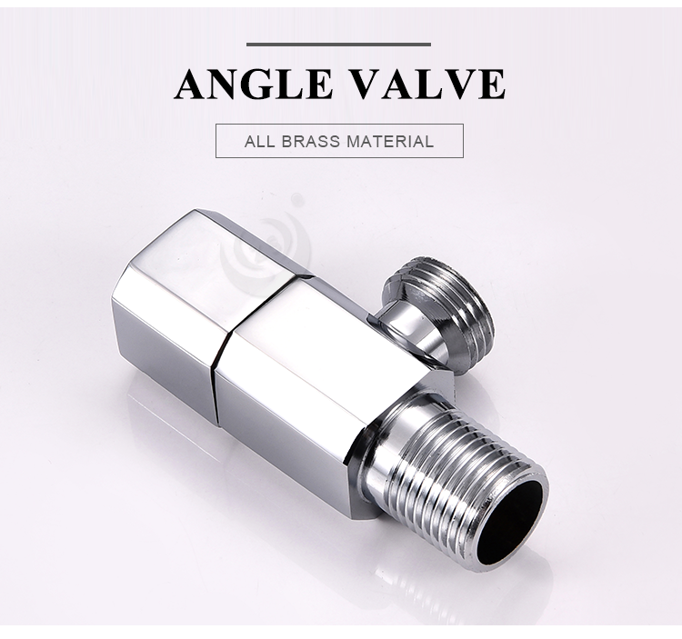 Excellent quality good price swivel toilet 1/2 inch 90 degree brass shower angel valve