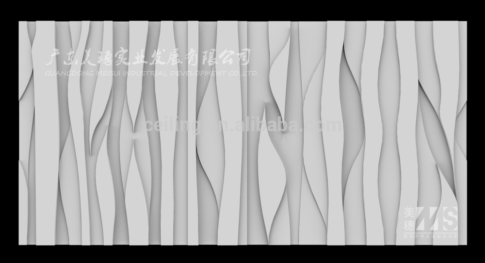 High Quality and Eco-friendly 3D Decorative Gypsum Wall Panel