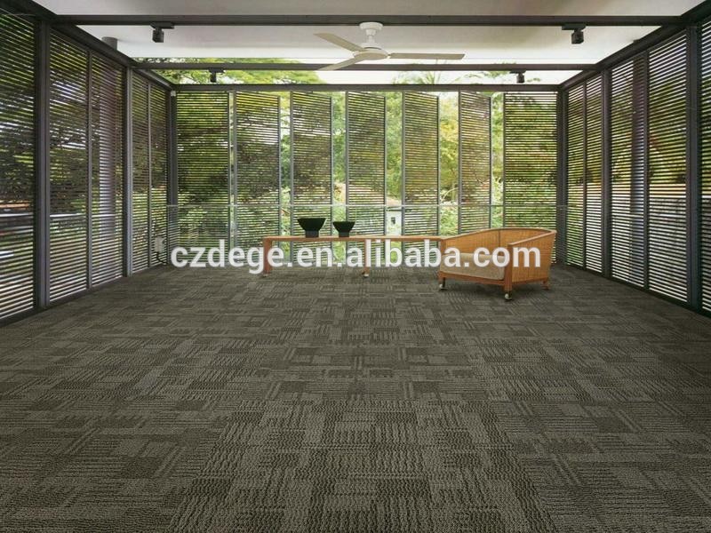 Commercial Fire-resistant PVC Backing Carpet Tiles