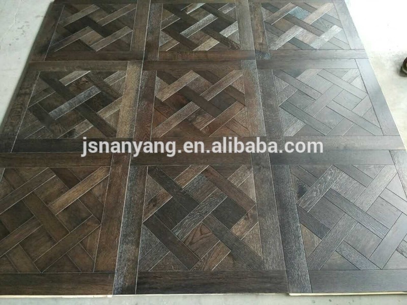 French versailles parquet oak wood flooring