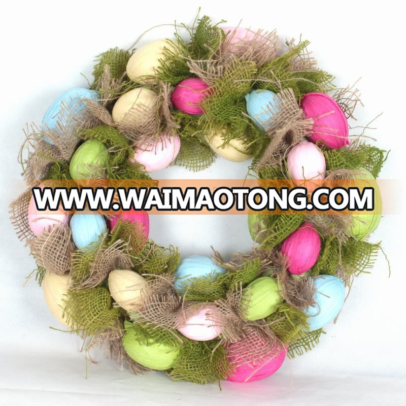 hot selling easter egg wreath decorations