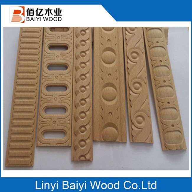 Can be customized solid wood paint free home decoration moulding