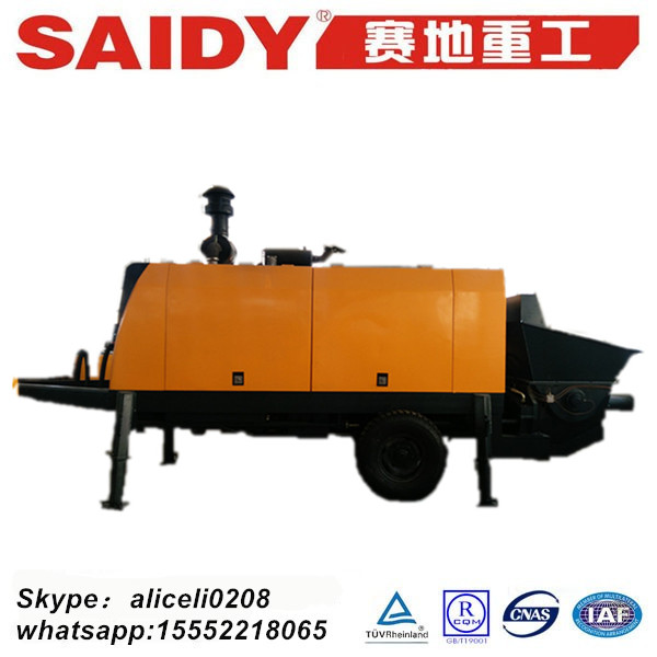 90 kw power concrete conveying pump