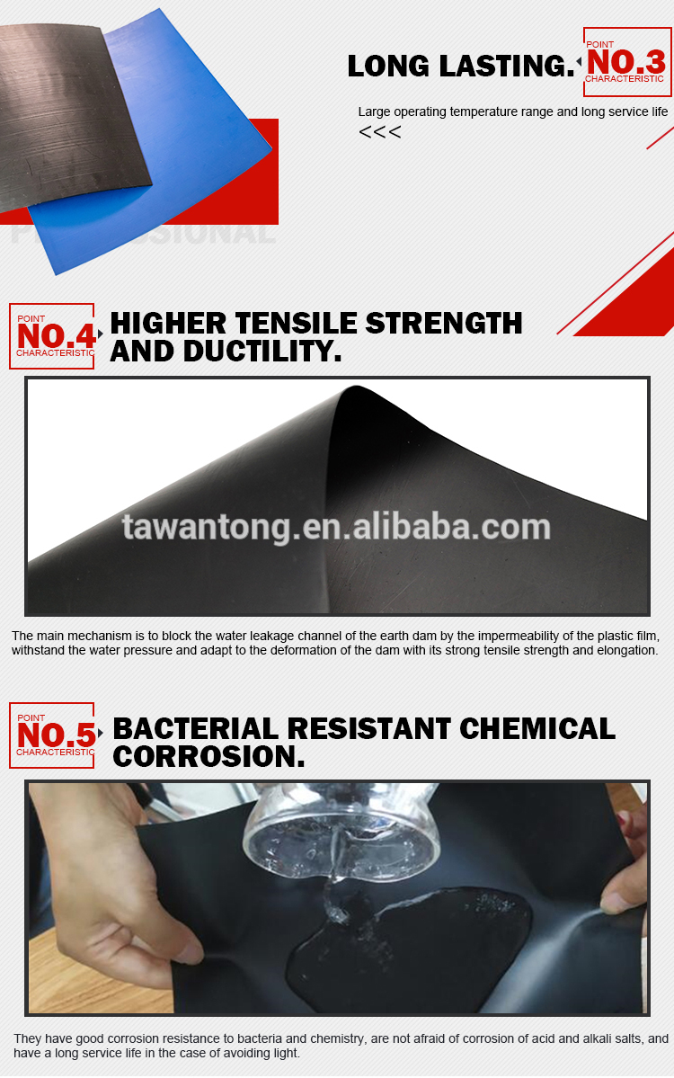 Shrimp Farm  Geomembrane Hdpe  Plastic Fish Farm Tank  Biofloc Fish Tank