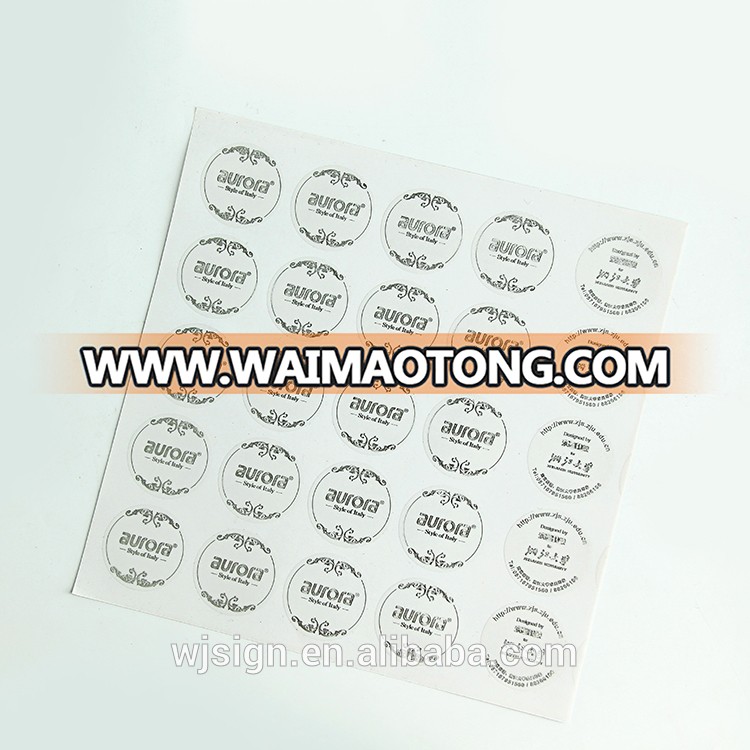 Die Cut Waterproof Cheap Clear Adhesive Custom Logo Eco-friendly Label Sticker