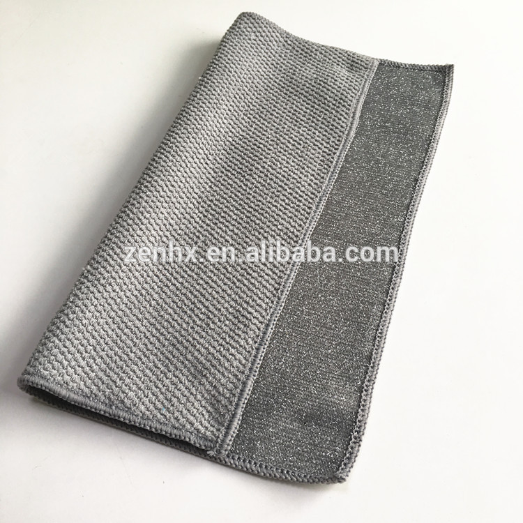 Microfiber and PP fiber Dish and Pot Wash Cloth