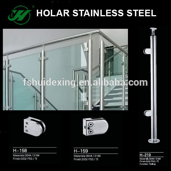 mirror polished stainless steel glass clamp,glass railing clamp, glass holder