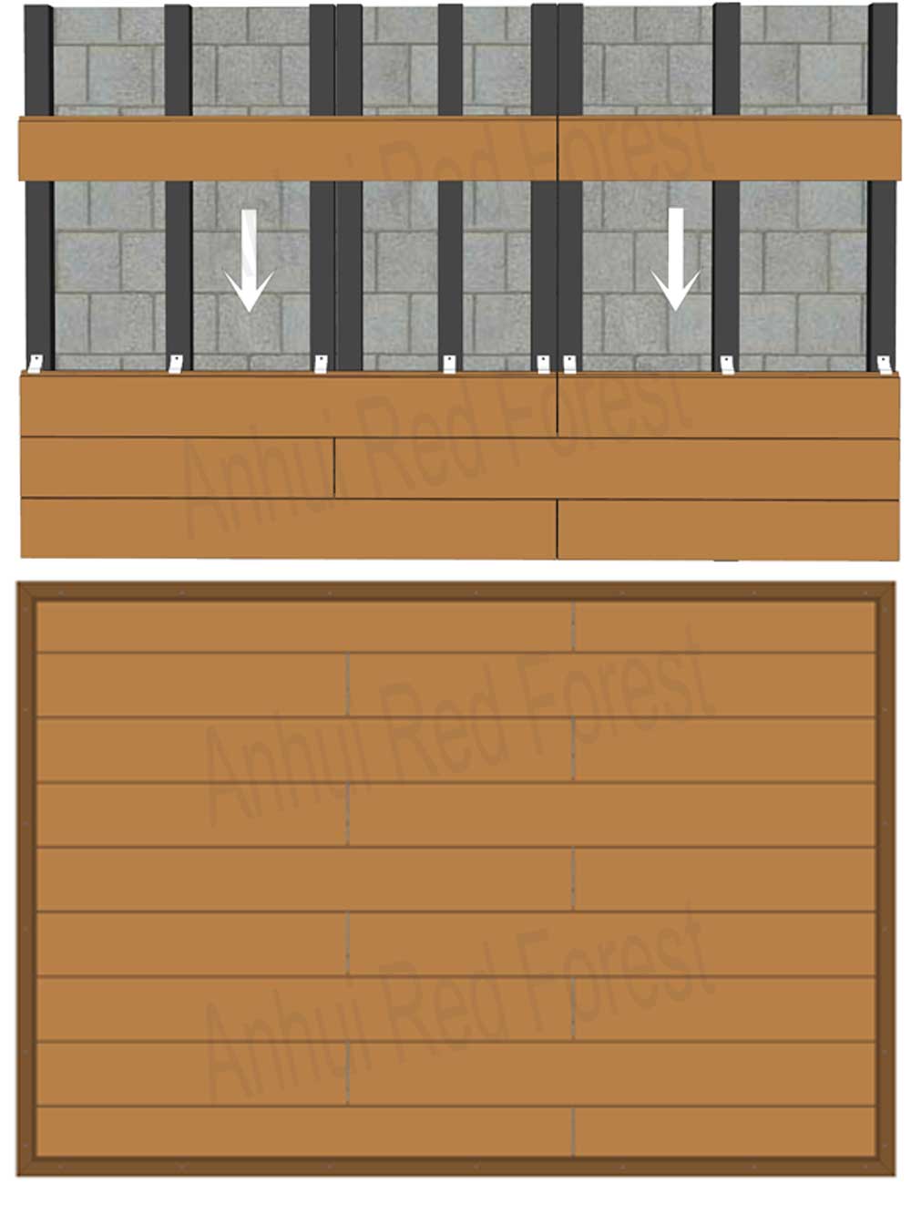 exterior wood cladding panel wall decorative siding