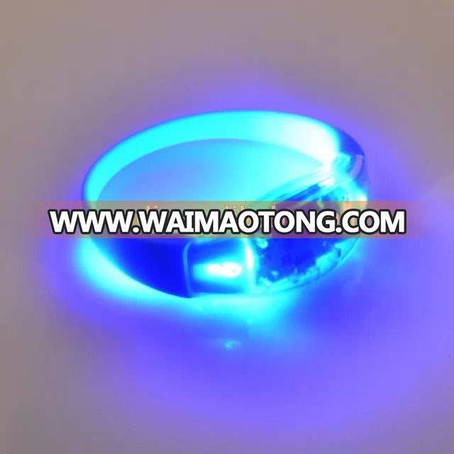 HOT-Cheap silicone wristbands/Colorful led slap bracelet,flashing bracelet