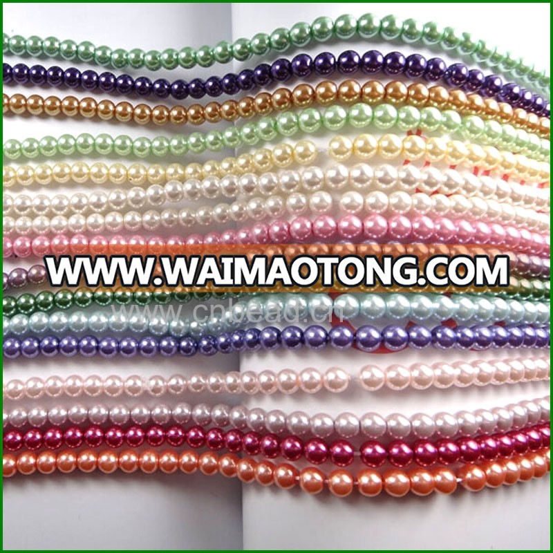 Newlilai all types of half pearl,cotton pearl, one hole pearl beads