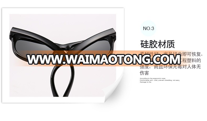 Fashionable TR90 Frame Sunglasses Brand Design Girls Boys Babys Kids Custom Polarized Sunglasses