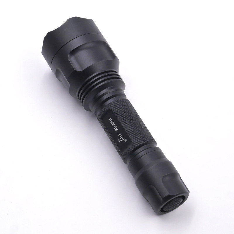 Manta ray C8 XML XM-L T6-1A 6500k led hunting flashlight torch