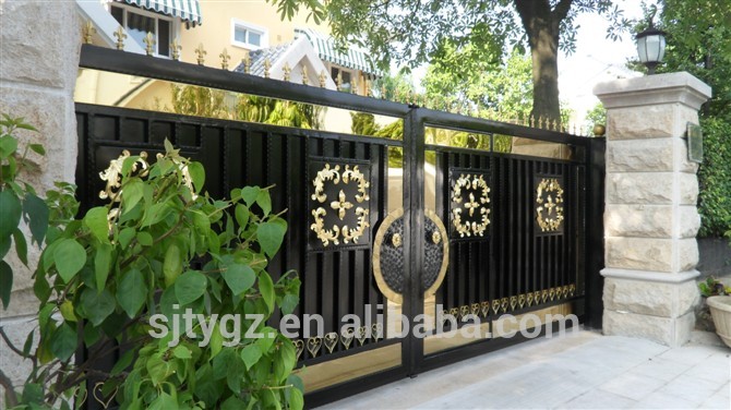 Economical and practical wrought iron gate used