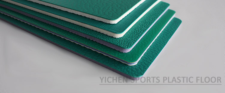 Yichen badminton court mat for badminton flooring/kindergarten/Gym//Dance Hall/hospital In Stock