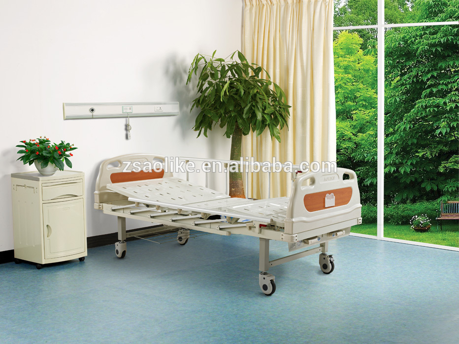 CE,FDA,CFS,ISO13485, Two crank high quality and inexpensive manual hospital bed