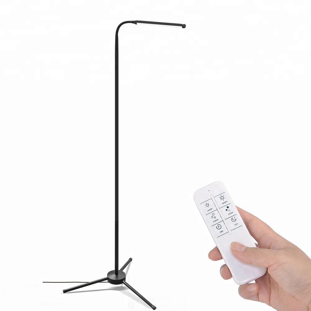 Hot Product Home Goods Unique Flexible Decorative Office Dimmable Wireless Remote Control Tripod LED Floor Lamp for Living Room