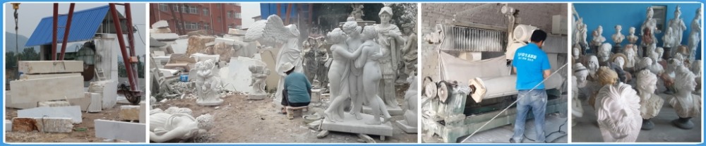 antique stone carved large stone garden statues