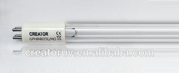 2018 Creator 254nm 185nm T5 T6 quartz tube 4P 18w-150w large power uv uvc lamp