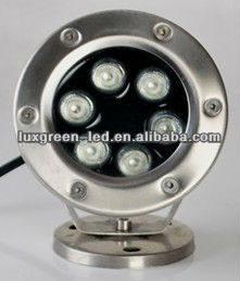 6x3W RGB LED Stainless steel High power underwater light with 3years warranty