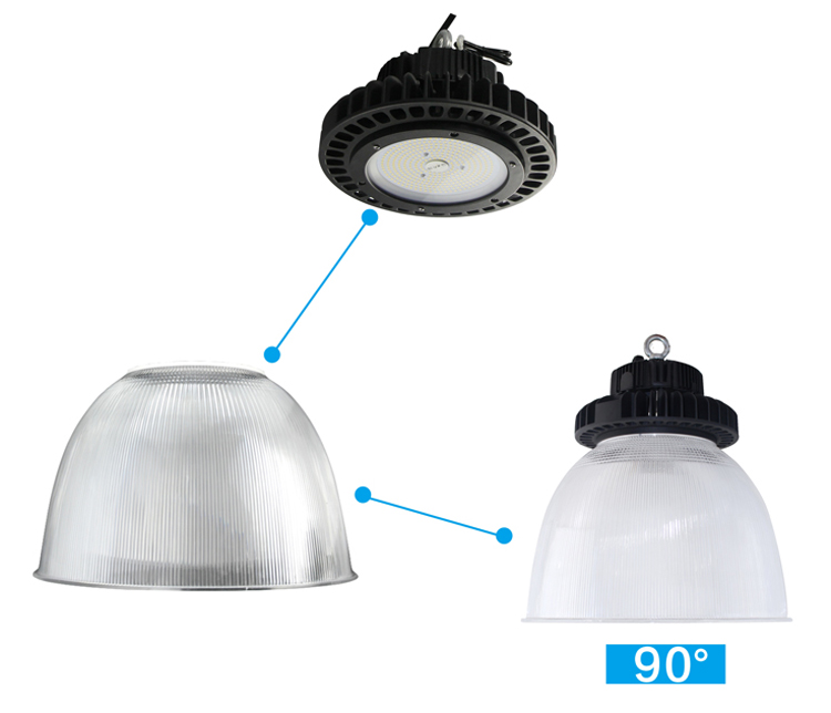 100 watt ufo led high bay lighting CE RoHS certificate industrial wauehouse light