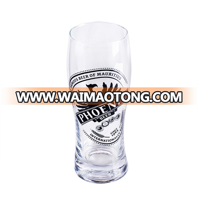 Custom Print Logo Beer Glass