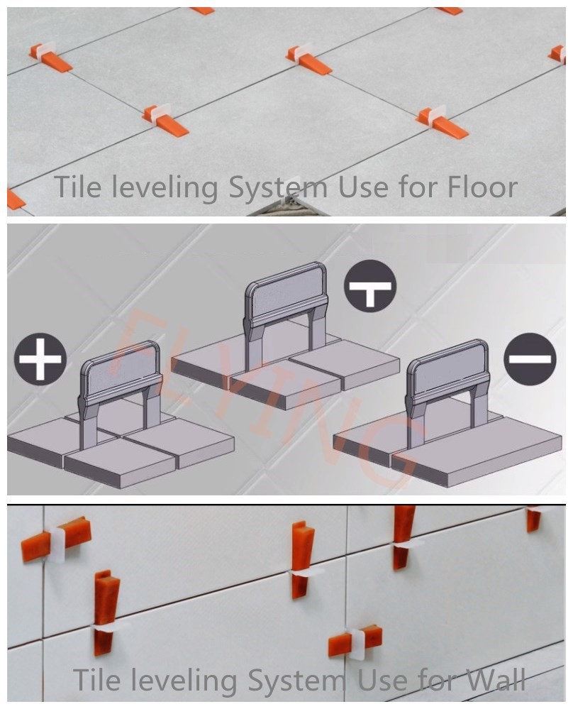 1/32" 1/16" 1/8" tile leveling system tile clips