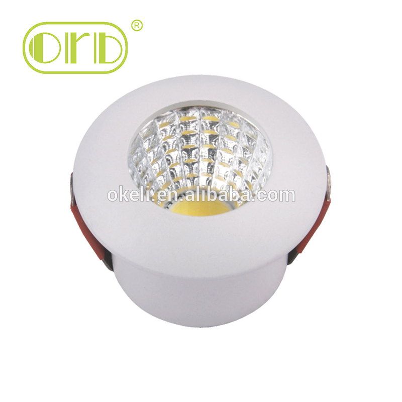 USD0.68/pcs Promotion Mini 1W LED Down lights India Pure Aluminum Square COB Recessed Ceiling Down lights for Commercial Office