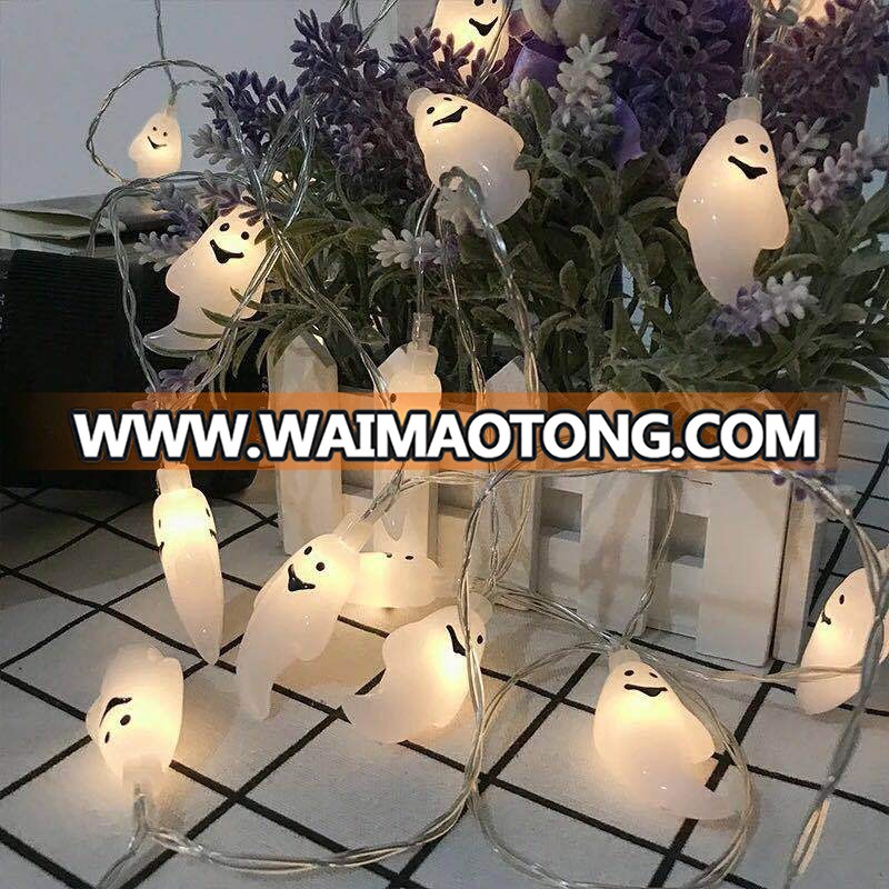 Battery Operated LED Fairy String Lights 20 Ghost Lights Halloween Christmas Decoration Lights