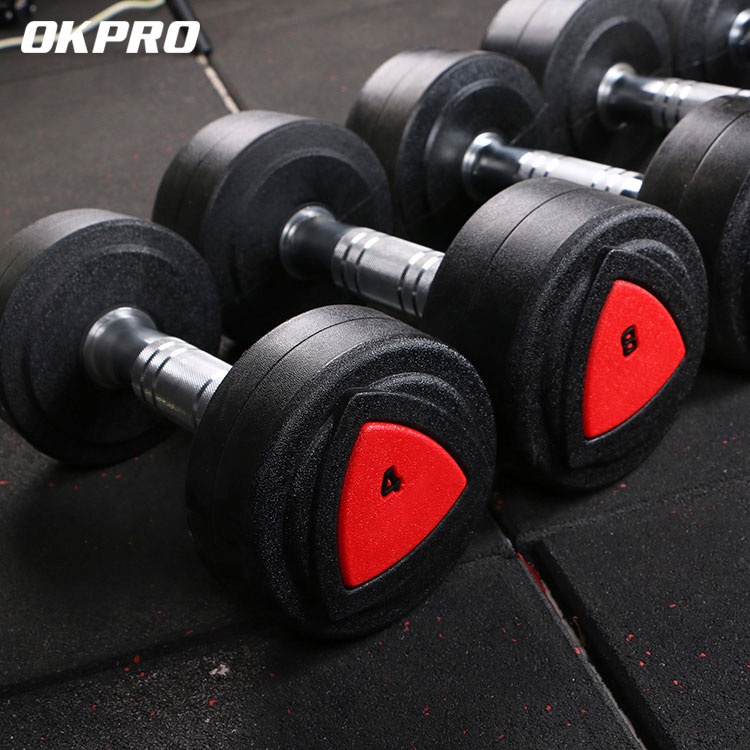 OKPRO Custom Fitness Power Training PU dumbbell