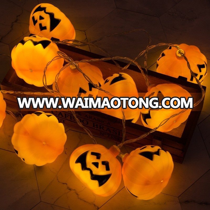 Halloween Pumpkin String Lights with Battery Operated