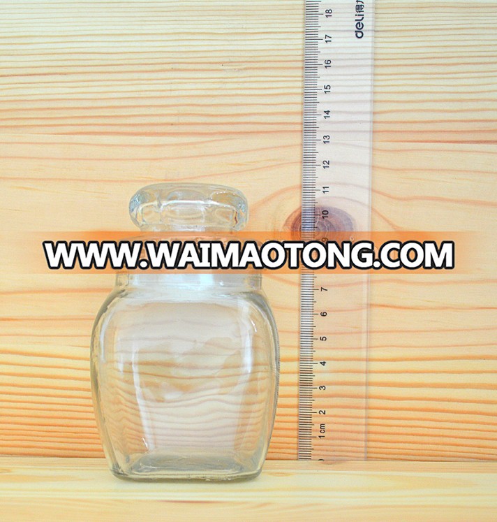 200ml transparent food jars wholesale packaging bottle tea cookies dessert