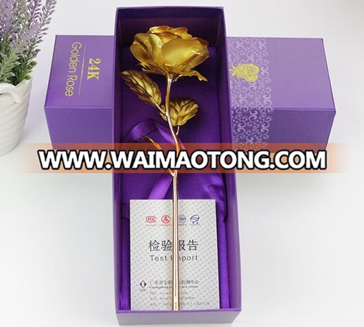 24k gold rose gifts/ 24k gold foil rose/ gold plated rose