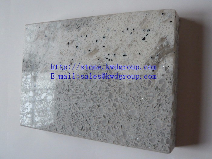 Artificial Engineering Quartz Stone Quartz Countertop Black color