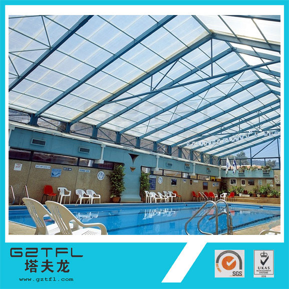 Best selling uv protected plastic roofing panels polycarbonated solid sheets 100% bayer material from germany