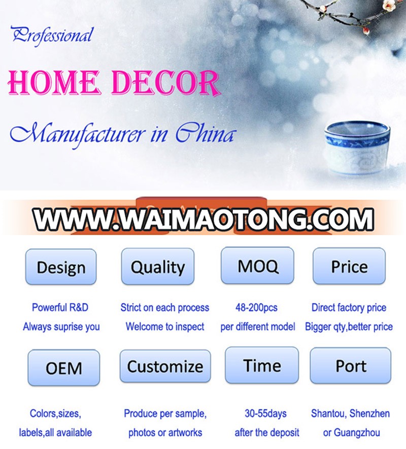 Wholesale custom modern ceramic decoration vases with different styles