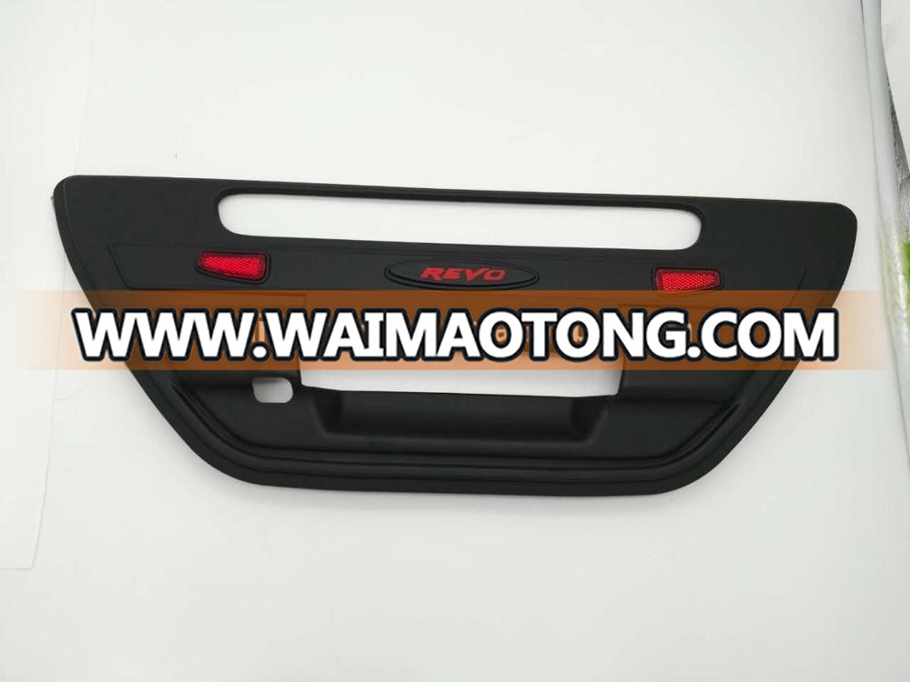 ABS black tail gate handle cover for 2015 HILUX REVO NEW VIGO