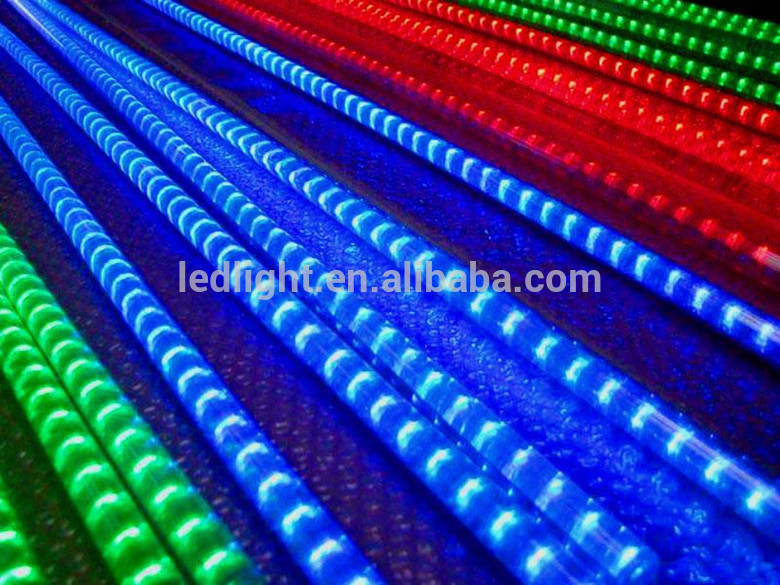 2m decoration Christmas high quality LED Round 3wires Rope light