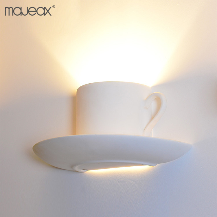 Plaster Gypsum g9 max 40w Surface Mounted half round led wall light