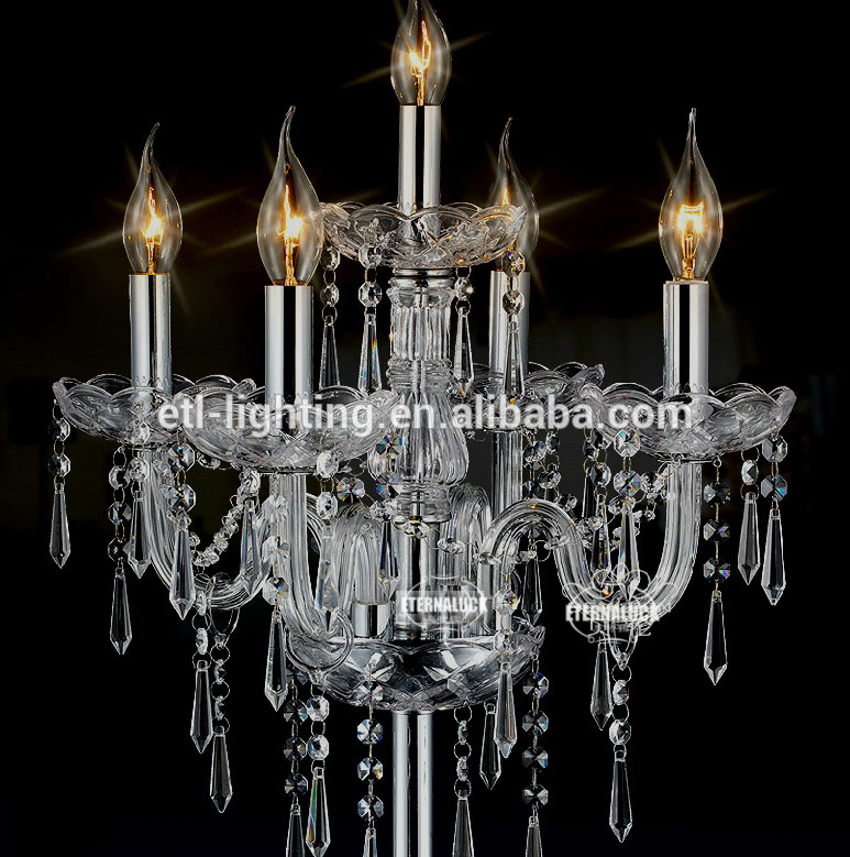 crystal floor standing lamp from china crystal chandelier lighting factory ETL52018